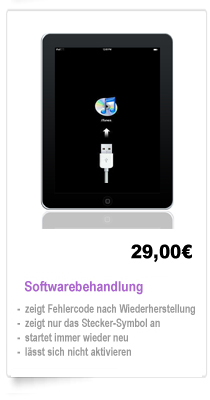  iPad 1,2,3 Reparatur Berlin Softwarebehandlung